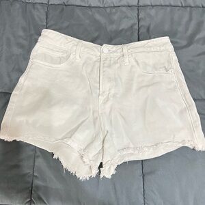 Good American Shorts THE CUT-OFFS White